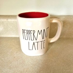 Rae Dunn "Peppermint Latte" Large Mug- New!